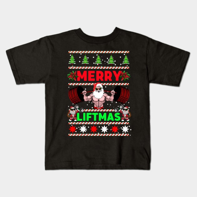 Merry Christmas Kids T-Shirt by AniTeeCreation